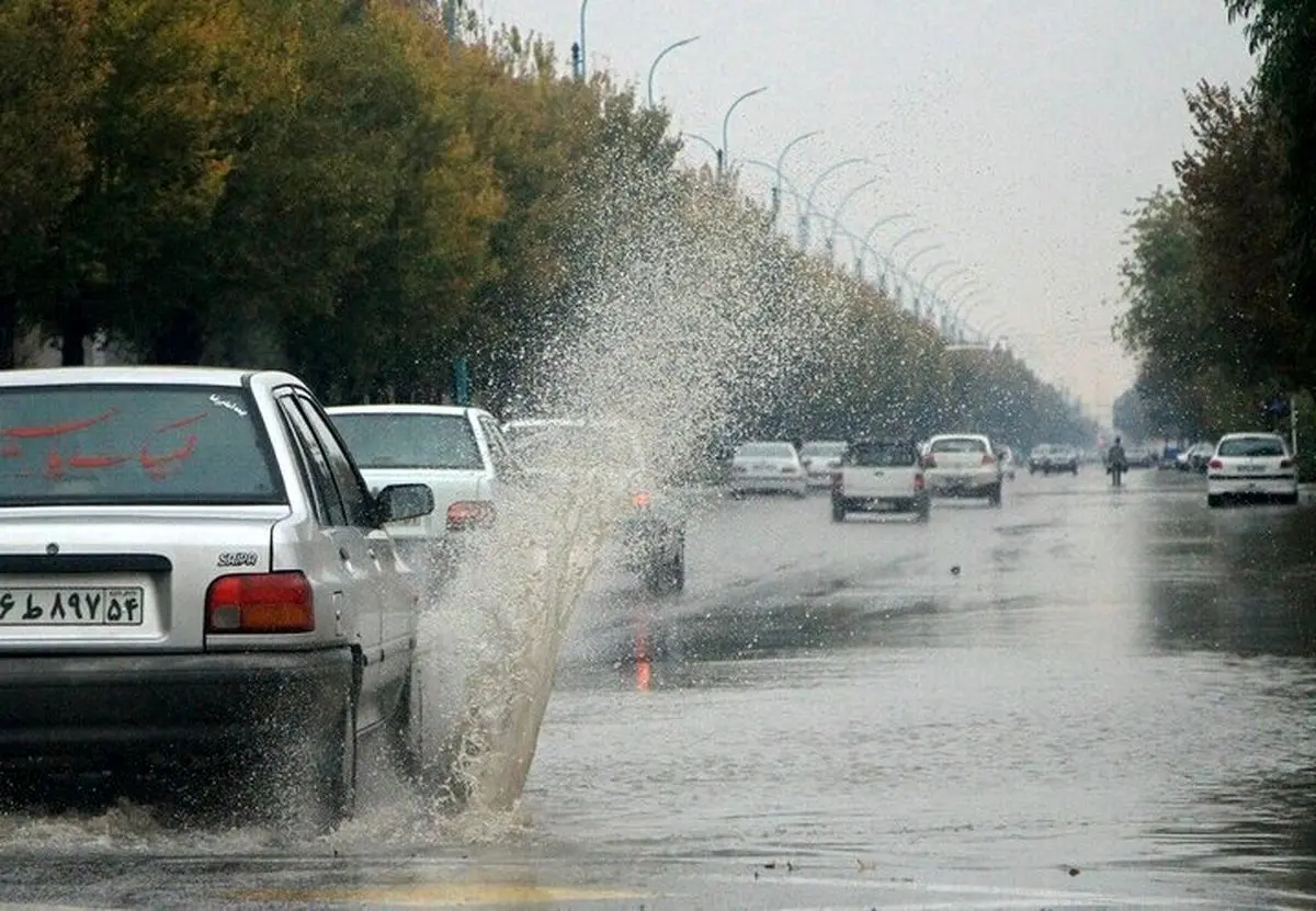 رگبار باران و احتمال آبگرفتگی معابر در ۳ استان