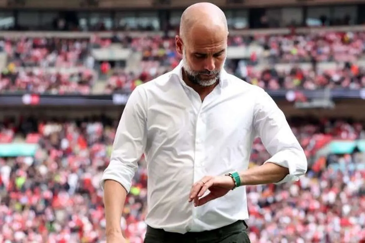 (عکس) ترفند عجیب گواردیولا برای به رخ کشیدن ساعت گرانقیمت