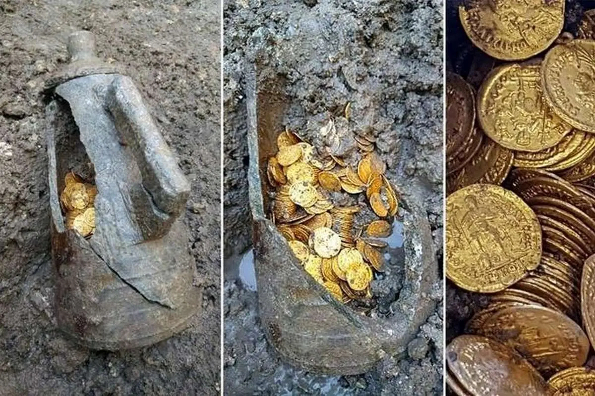 (عکس) کشف ۵۰۰ شی عتیقه دوره قاجار و عثمانی در میلک