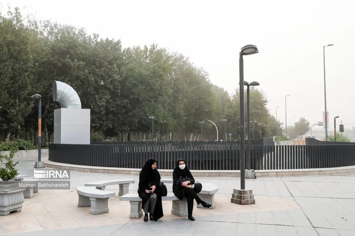 (تصاویر) گرد و غبار شدید در مشهد