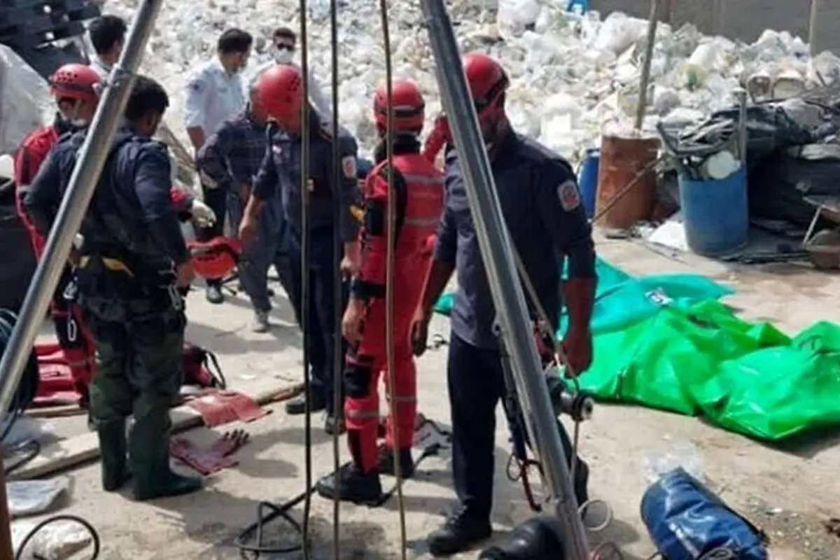 مرگ چهار نفر در چاه حاوی گاز‌های سمی در شیراز