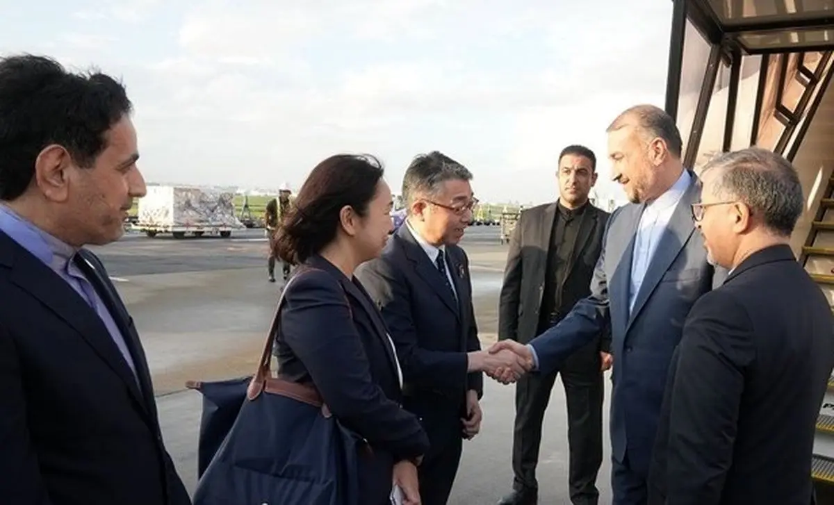 امیرعبداللهیان وارد ژاپن شد