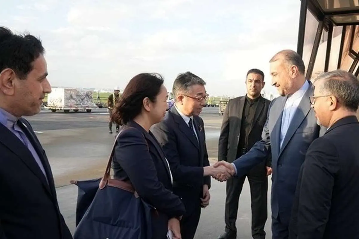 امیرعبداللهیان وارد ژاپن شد