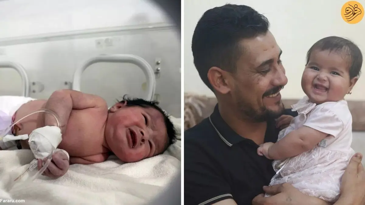 (ویدئو) دختر معجزه شش ماهه شد