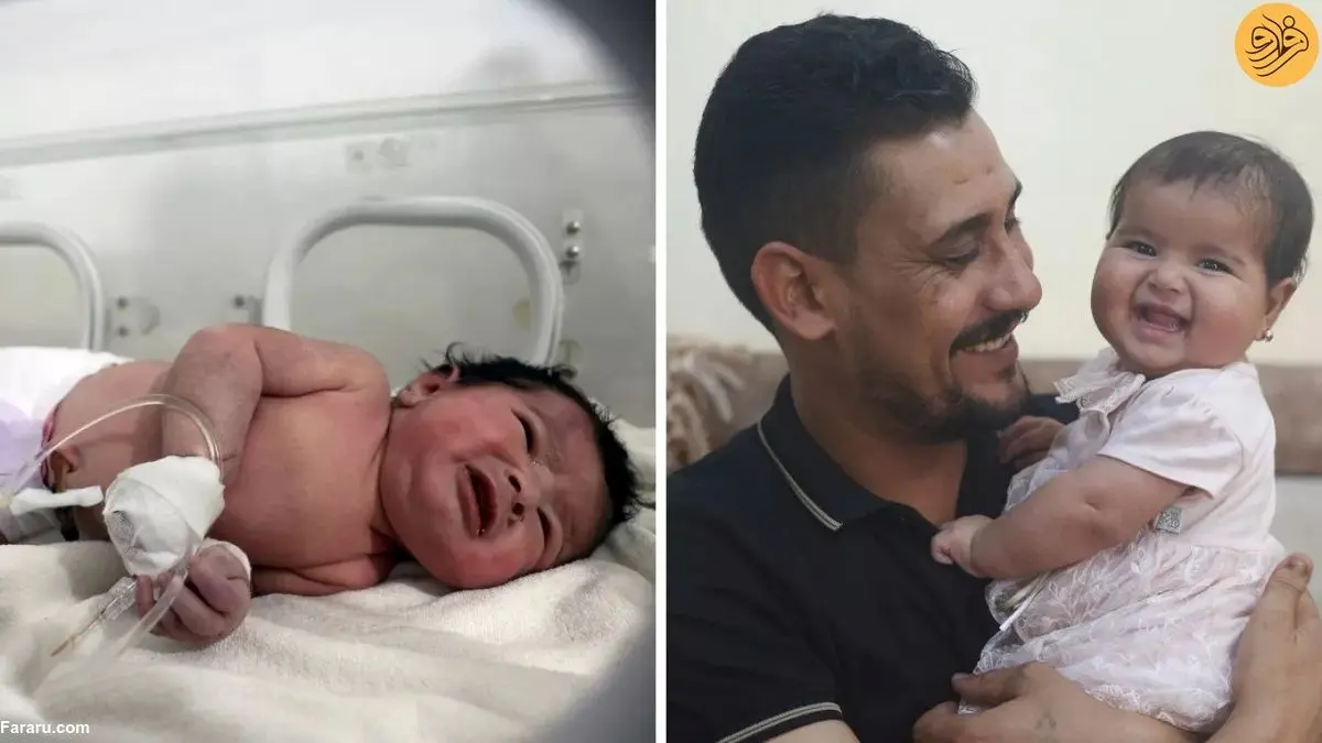 (ویدئو) دختر معجزه شش ماهه شد