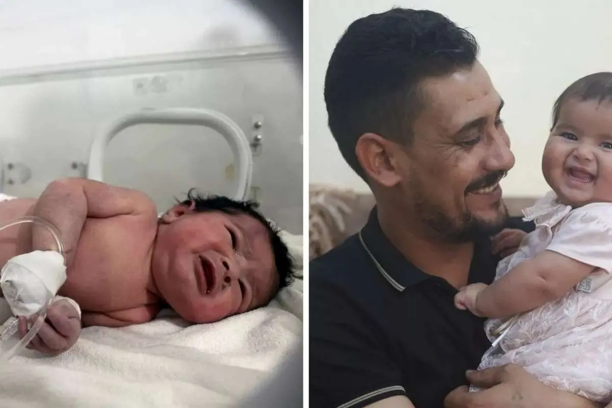 (ویدئو) دختر معجزه شش ماهه شد