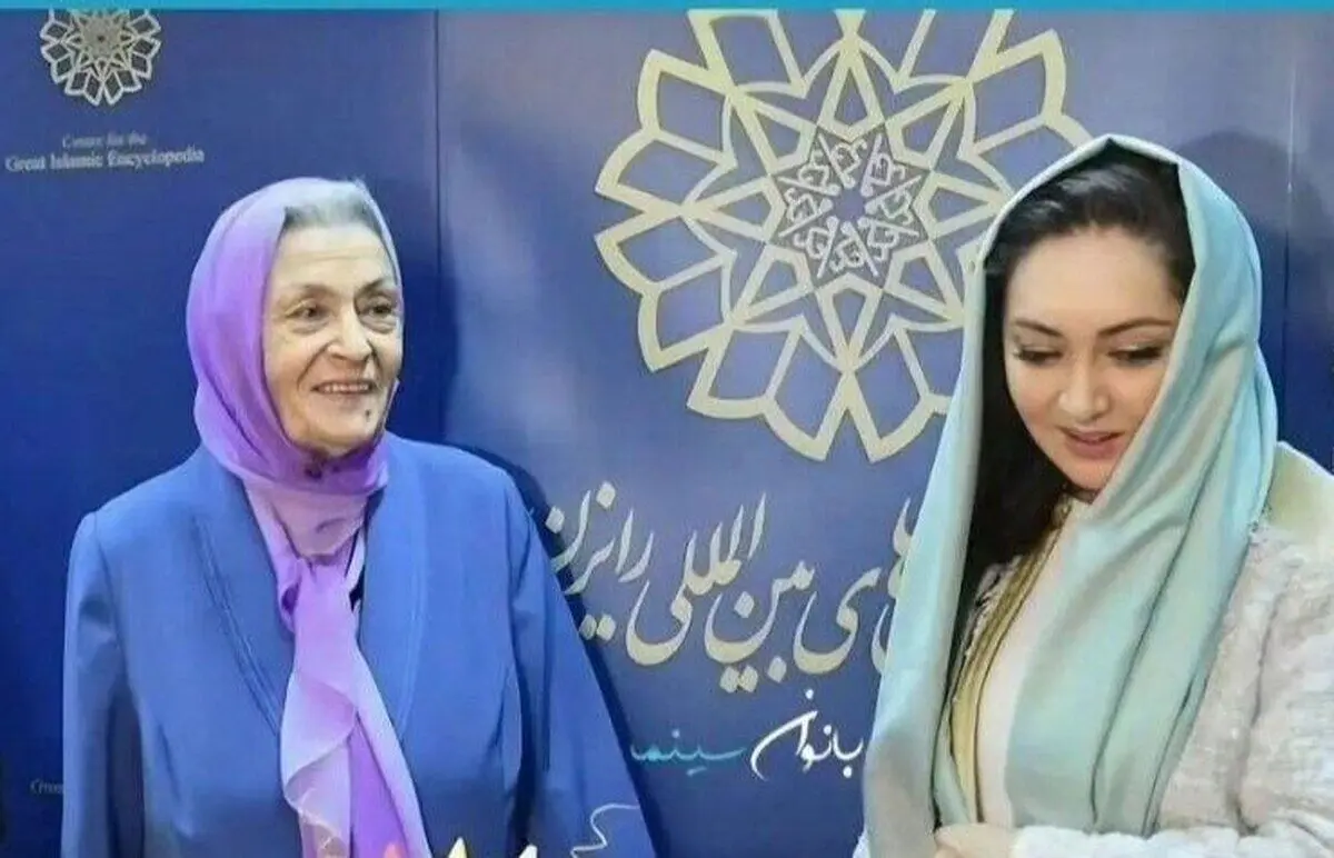 (تصویر) نیکی کریمی در تولد ۹۶ سالگی ژاله علو