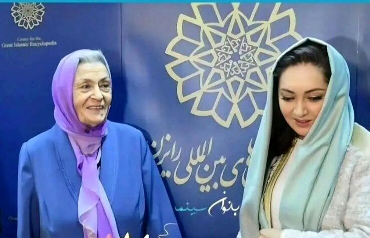 (تصویر) نیکی کریمی در تولد ۹۶ سالگی ژاله علو