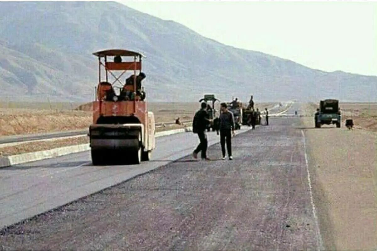 (عکس) آزادراه تهران-کرج؛ ۶۰ سال قبل