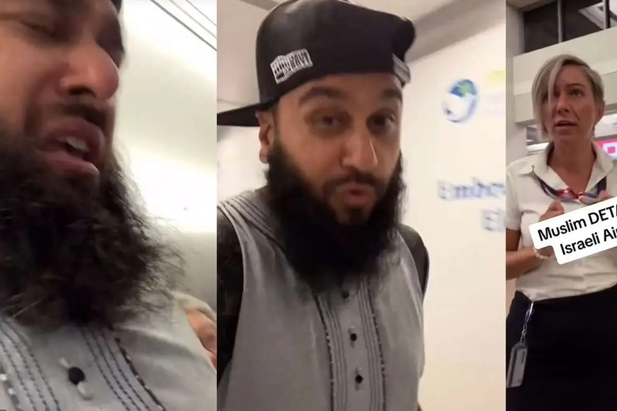 (ویدئو) برهنه کردن مرد مسلمان در فرودگاه بن گوریون جنجالی شد