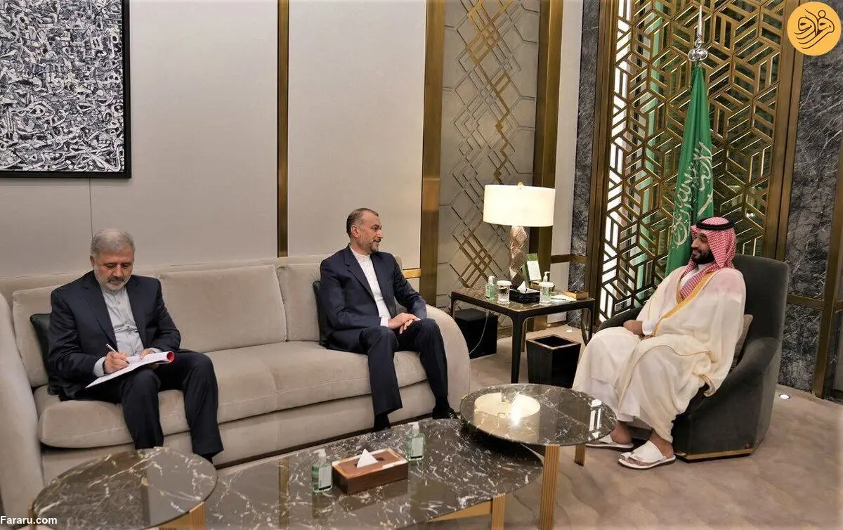(عکس) امیرعبداللهیان با محمد بن سلمان دیدار کرد