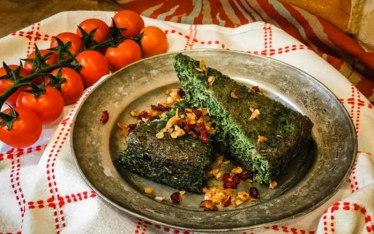 «کوکو اسفناج»، غذایی لذیذ و مقوی با طعمی بینظیر
