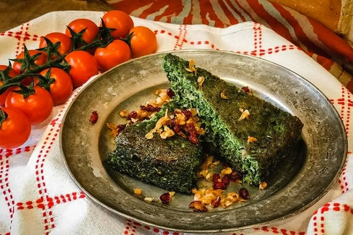 «کوکو اسفناج»، غذایی لذیذ و مقوی با طعمی بینظیر