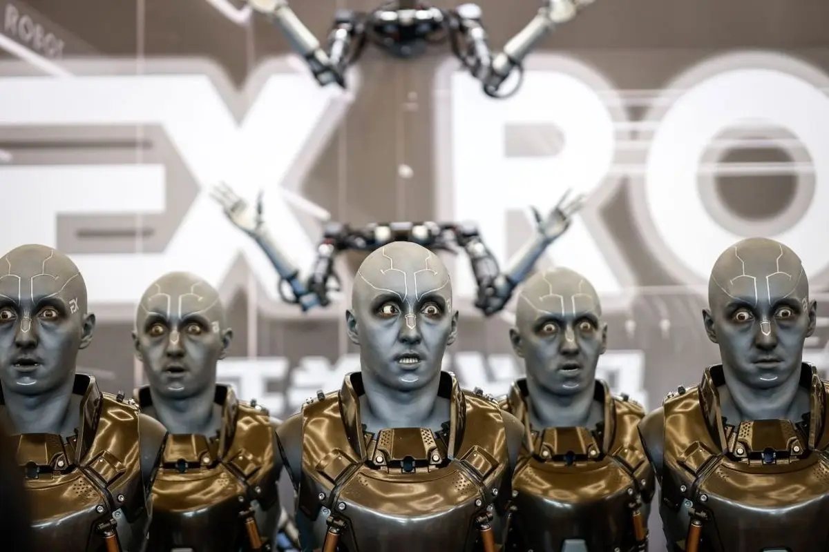 (عکس) نمایشگاه ربات‌ها در چین