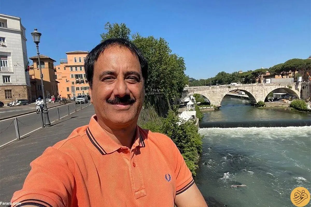 (عکس) چه کیفی کند حمید معصومی‌نژاد در رم!