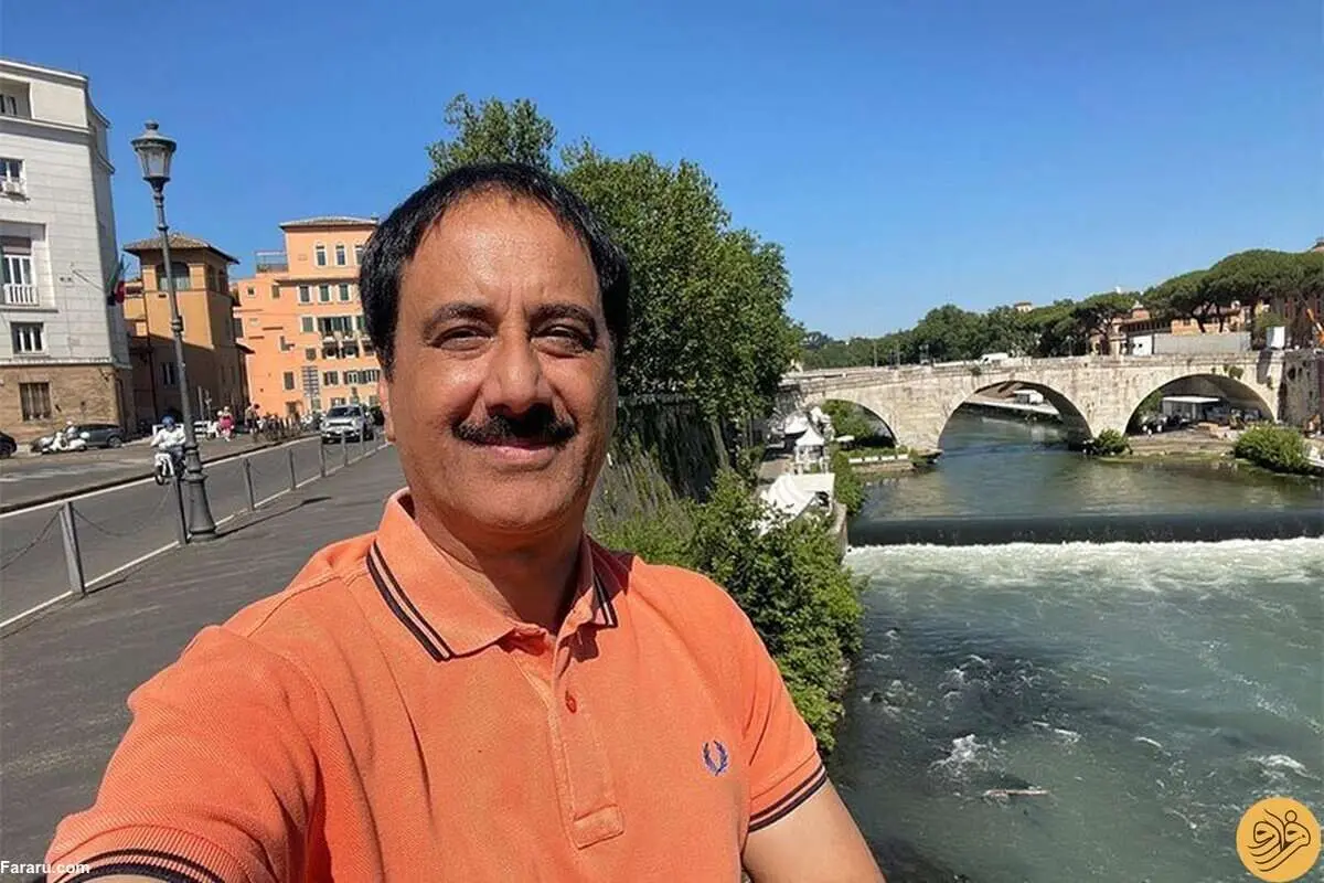 (عکس) چه کیفی کند حمید معصومی‌نژاد در رم!