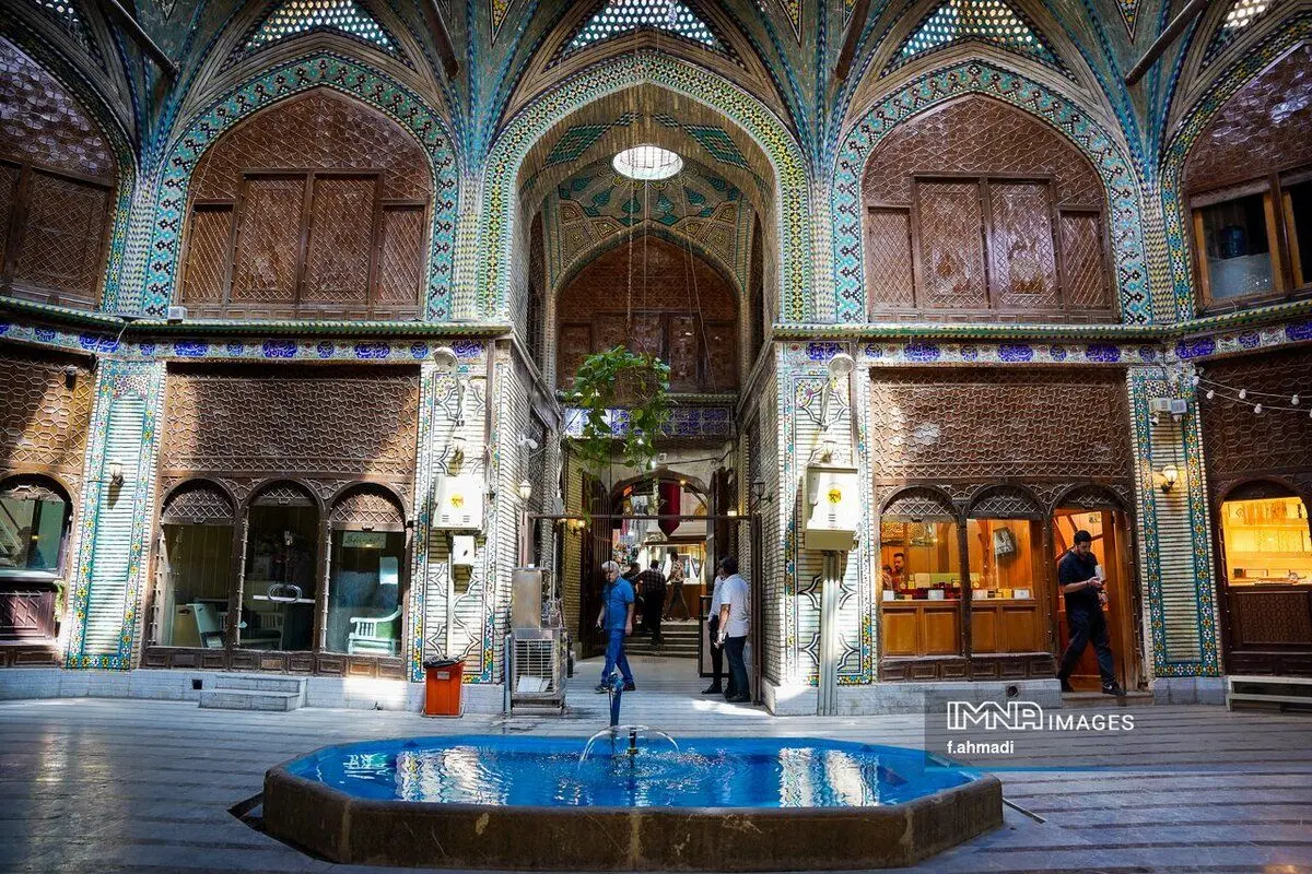 (تصاویر) تیمچه ملک التجار؛ نگین بازار اصفهان