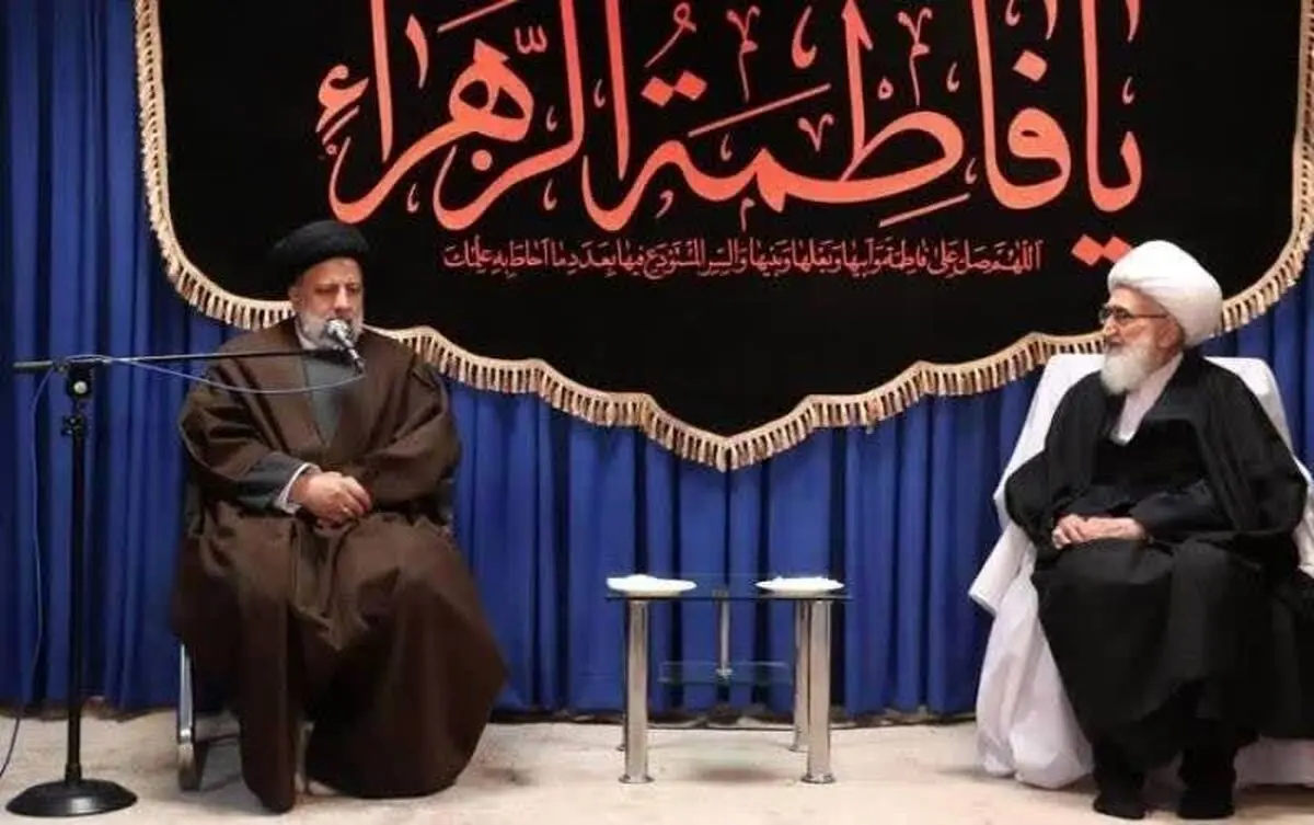 دیدار رئیسی با آیت‌الله نوری همدانی در قم
