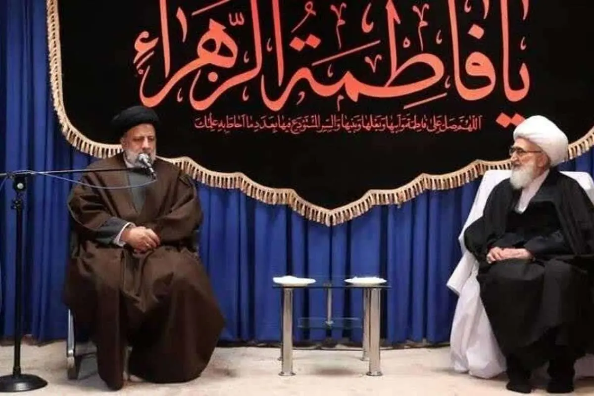 دیدار رئیسی با آیت‌الله نوری همدانی در قم