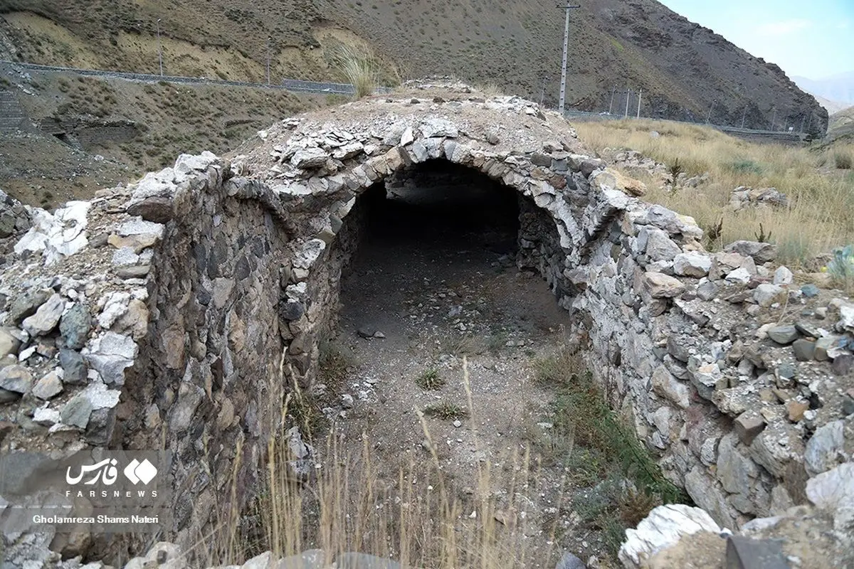 (تصاویر) کاروانسرای سنگی صفویه در جاده چالوس
