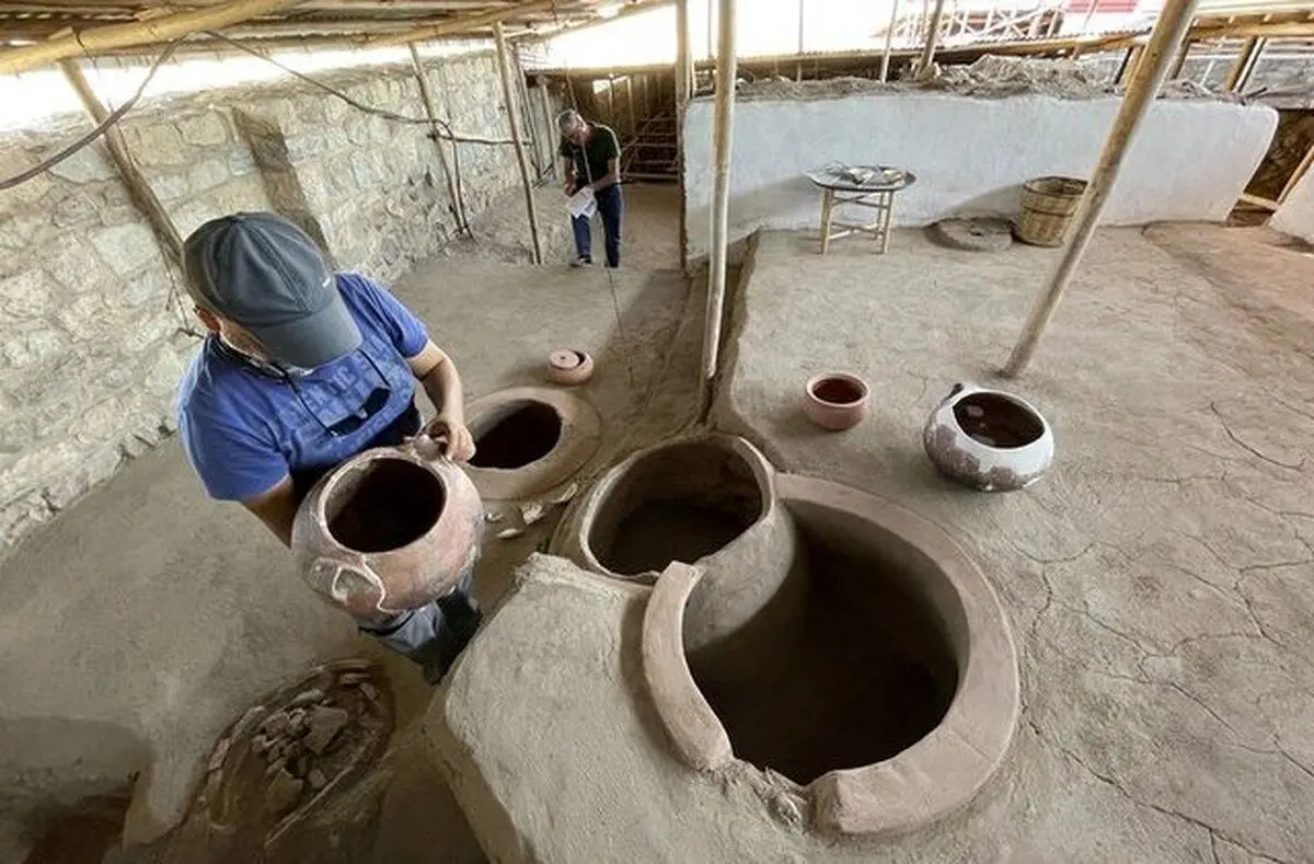 (عکس) کشف آشپزخانه هزارساله