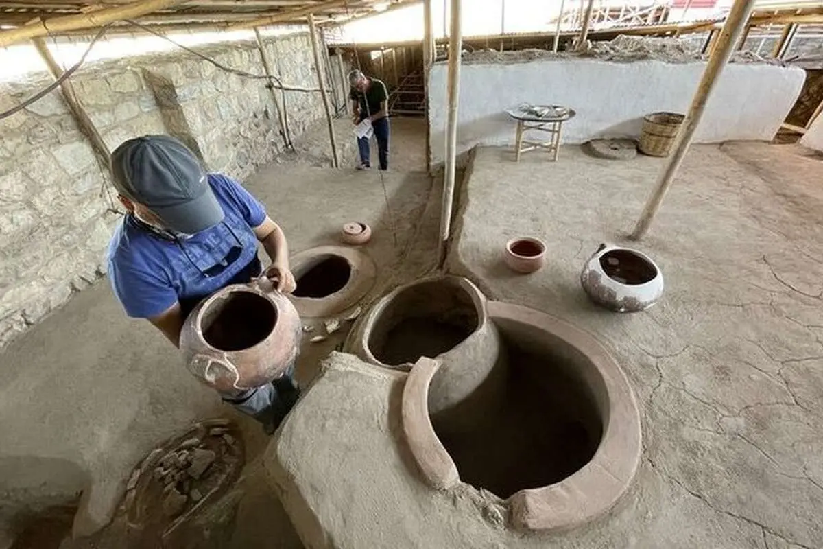 (عکس) کشف آشپزخانه هزارساله