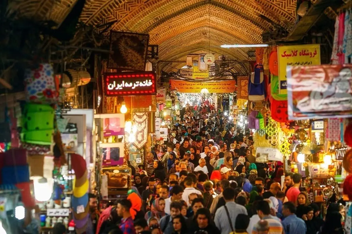 (عکس) تصویری جالب از بازار تهران؛ ۷۰ سال قبل