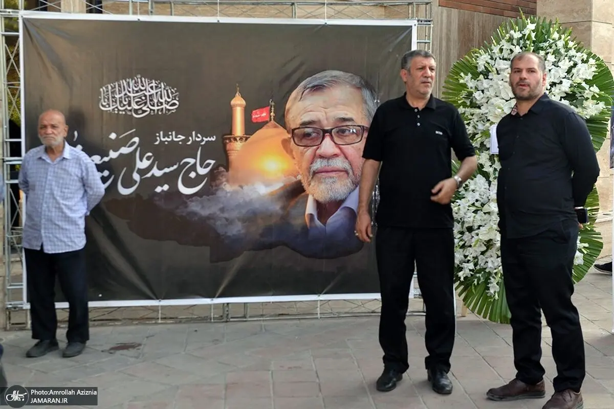 (تصاویر) مراسم ختم سردار سید علی صنیع‌خانی