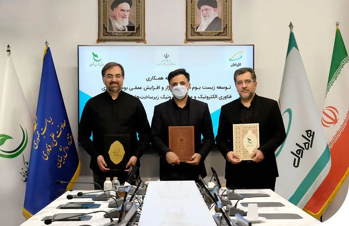 امضای توافقنامه همکاری سه جانبه با موضوع توسعه زیست‌بوم نوآوری