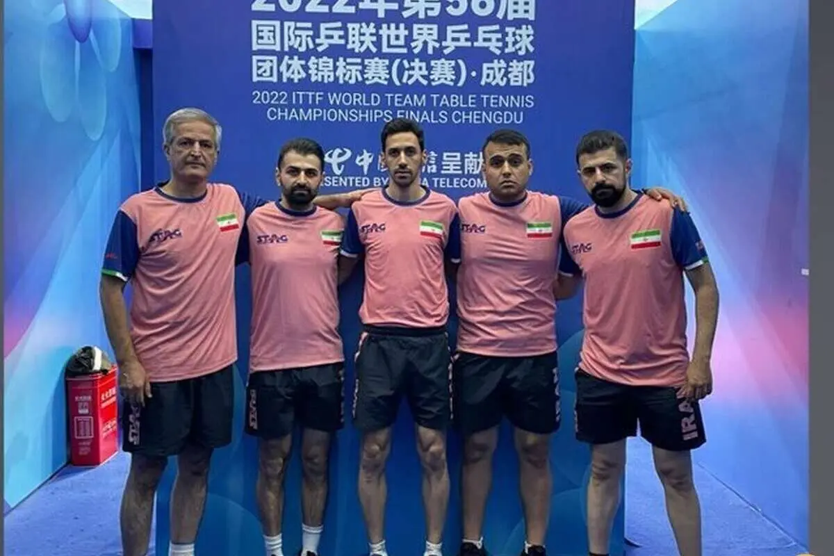 ششمی پینگ‌پنگ ایران در قهرمانی آسیا ۲۰۲۳