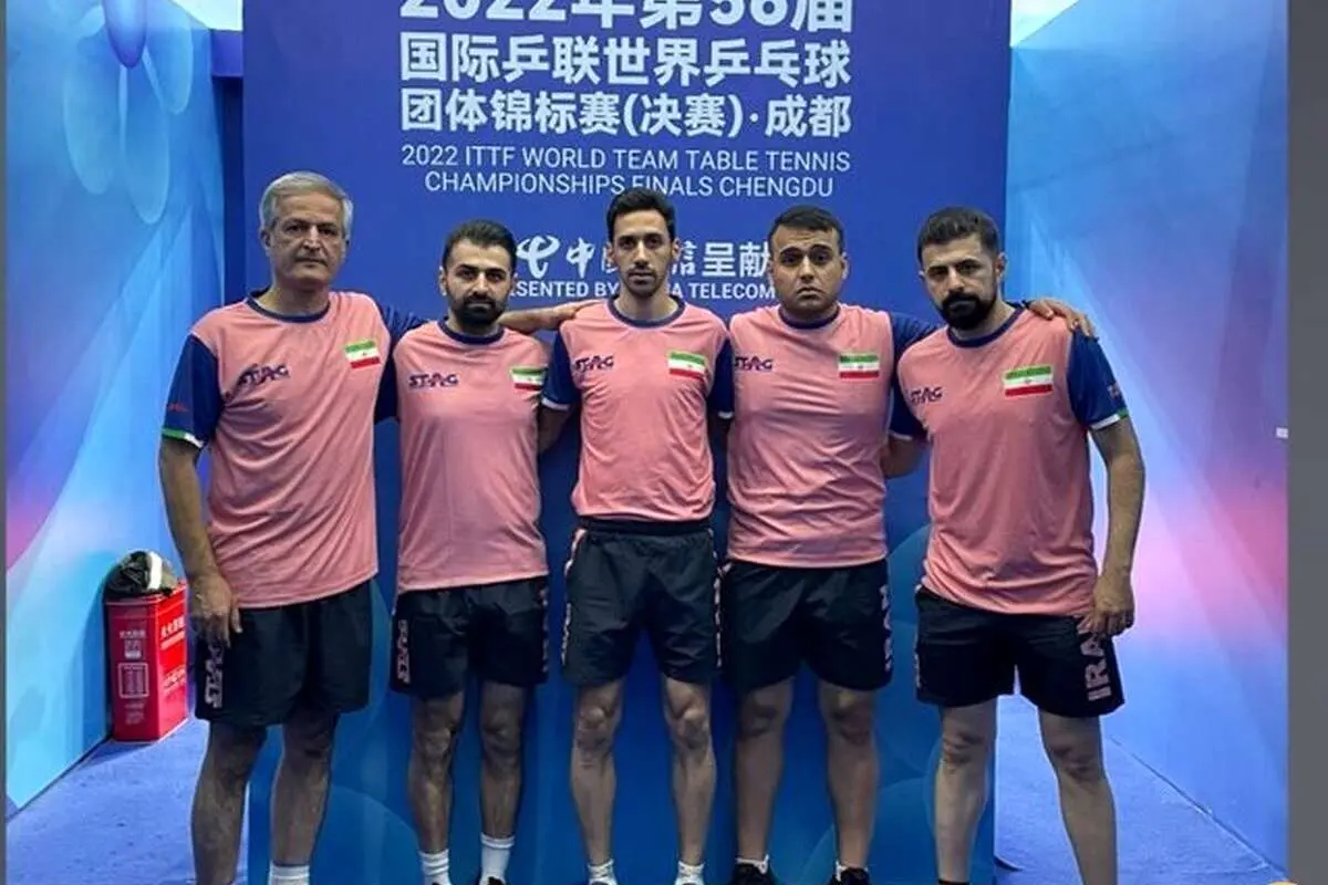 ششمی پینگپنگ ایران در قهرمانی آسیا ۲۰۲۳