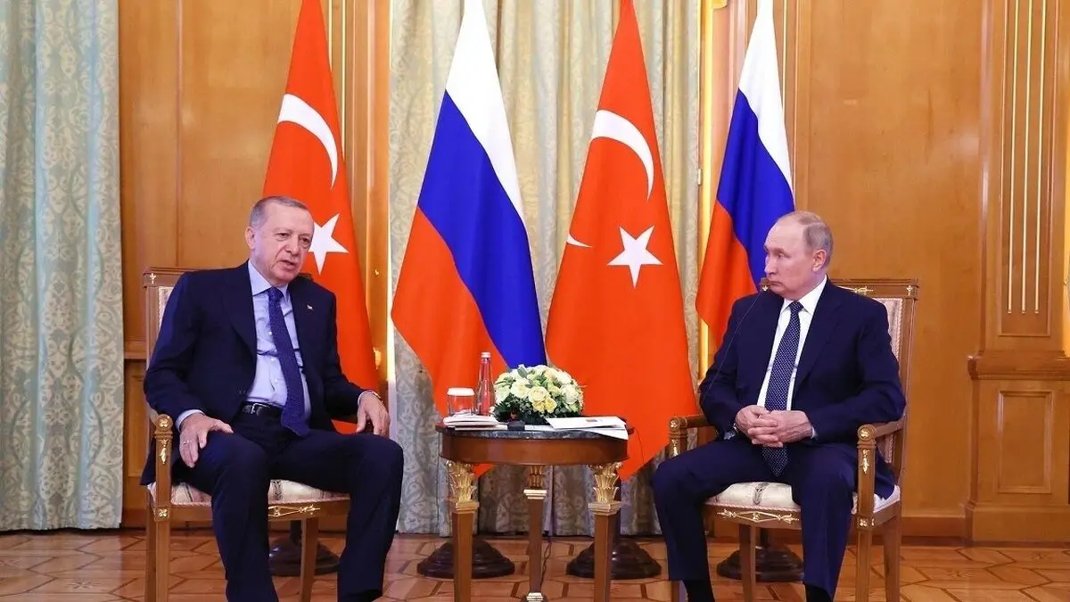 (ویدئو) اعلام جنگ ترکیه به روسیه در دیدار اردوغان و پوتین!