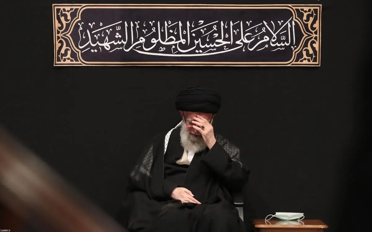 (تصاویر) مراسم عزاداری اربعین حسینی با حضور رهبر انقلاب