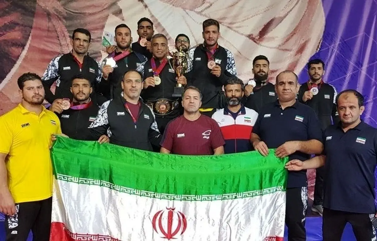 تیم کشتی فرنگی ناشنوایان ایران نایب قهرمان جهان شد