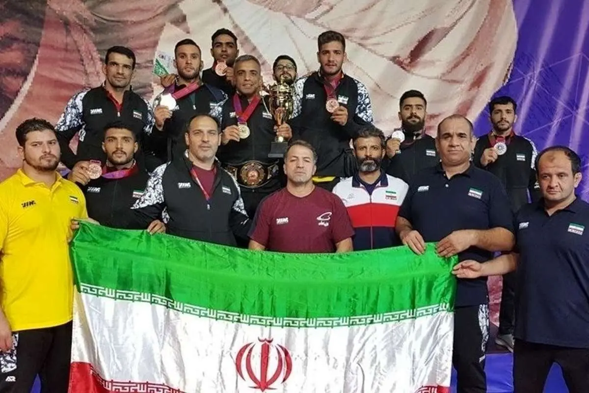 تیم کشتی فرنگی ناشنوایان ایران نایب قهرمان جهان شد