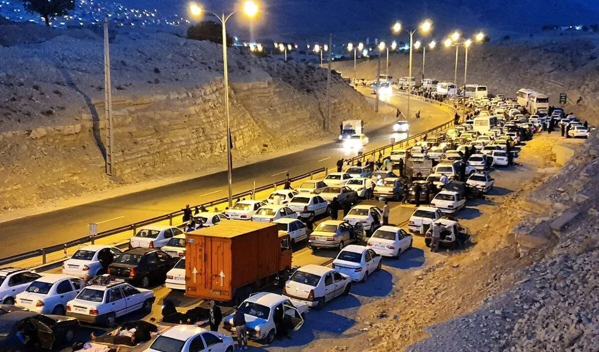 ترافیک نیمه‌سنگین در جاده‌های منتهی به شمال کشور