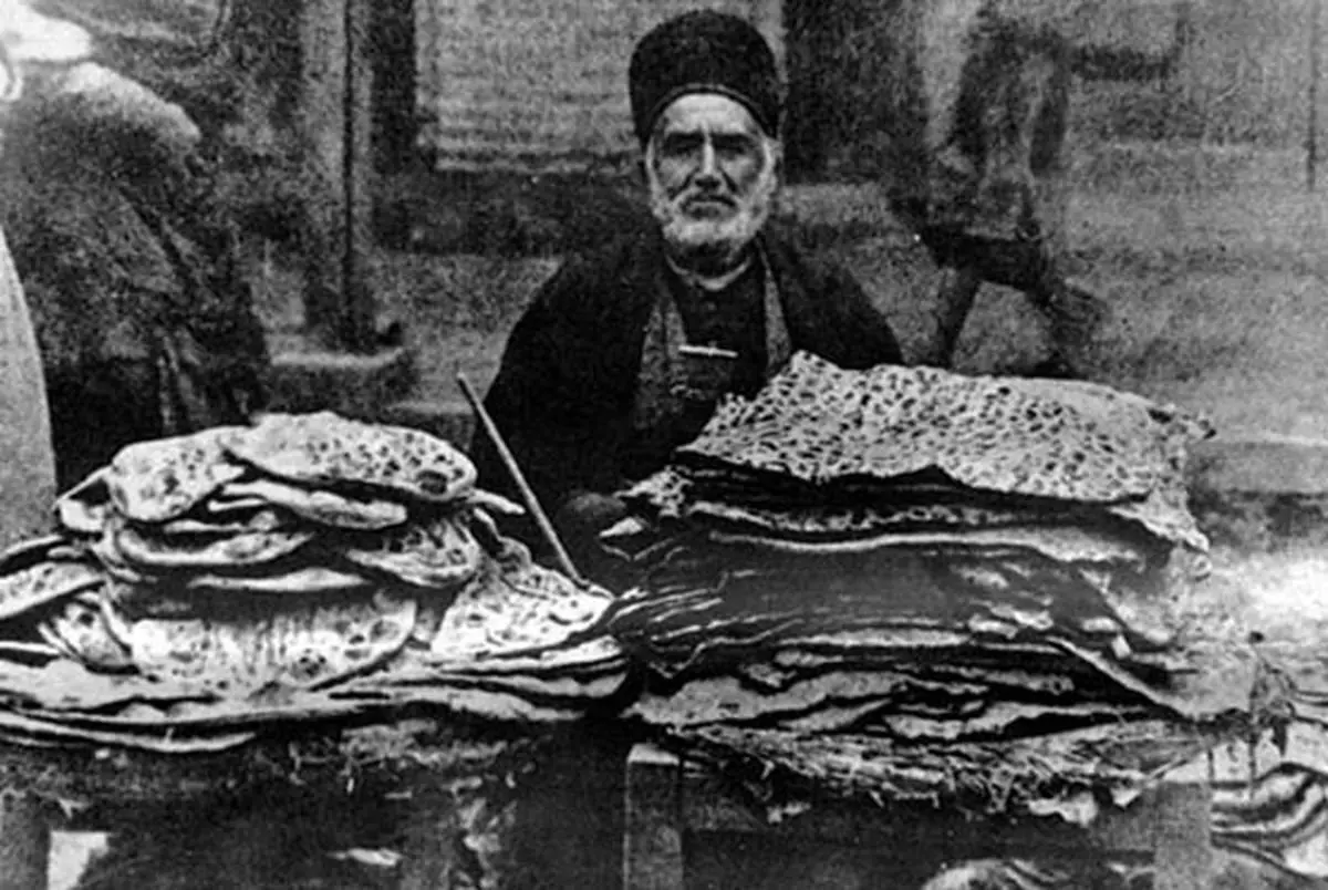 آداب سنگک پختن در تهران قدیم؛ نان مخصوص برای عروس‌های جوان