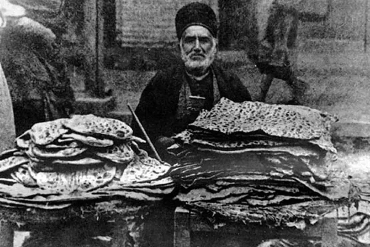 آداب سنگک پختن در تهران قدیم؛ نان مخصوص برای عروسهای جوان