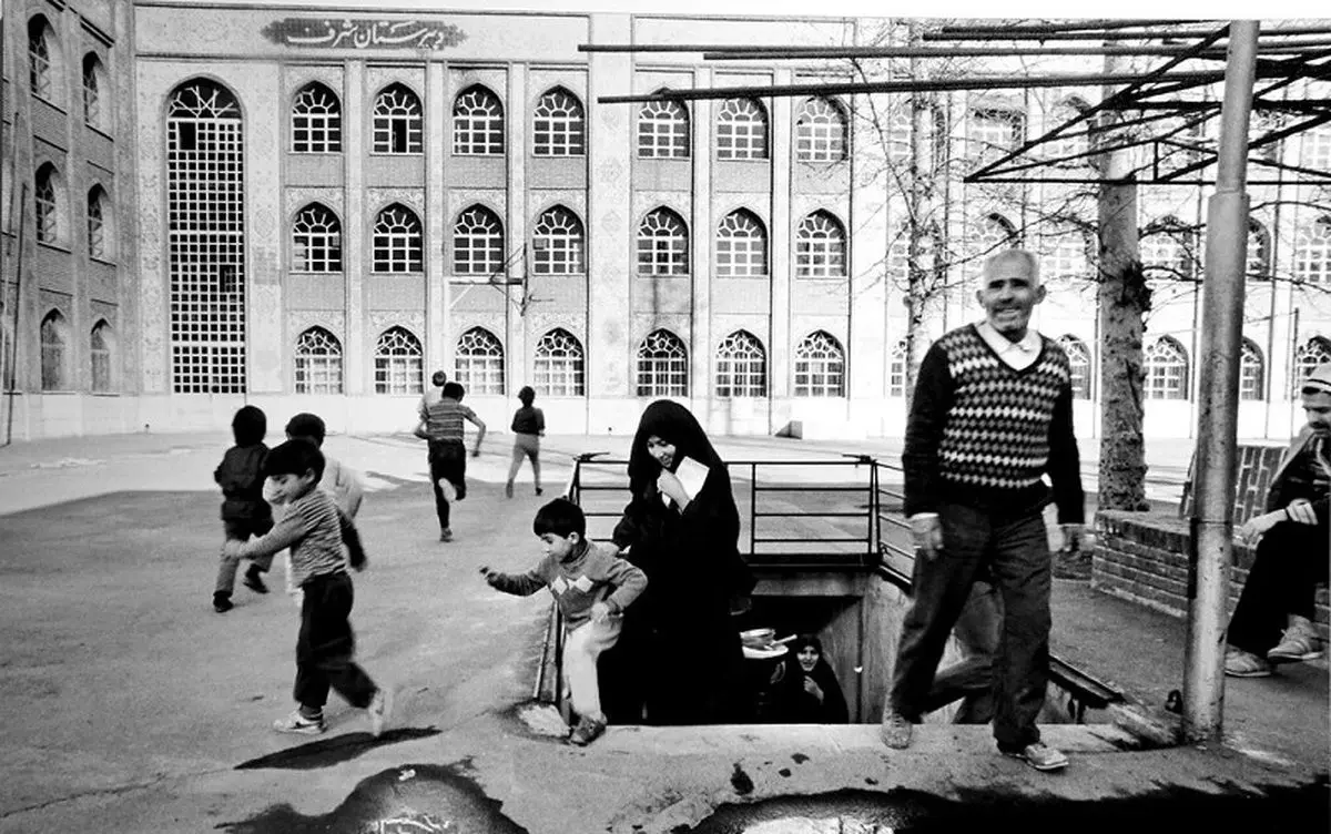 عکسی از یک پناهگاه جنگی در تهران برای فرار از حملات موشکی