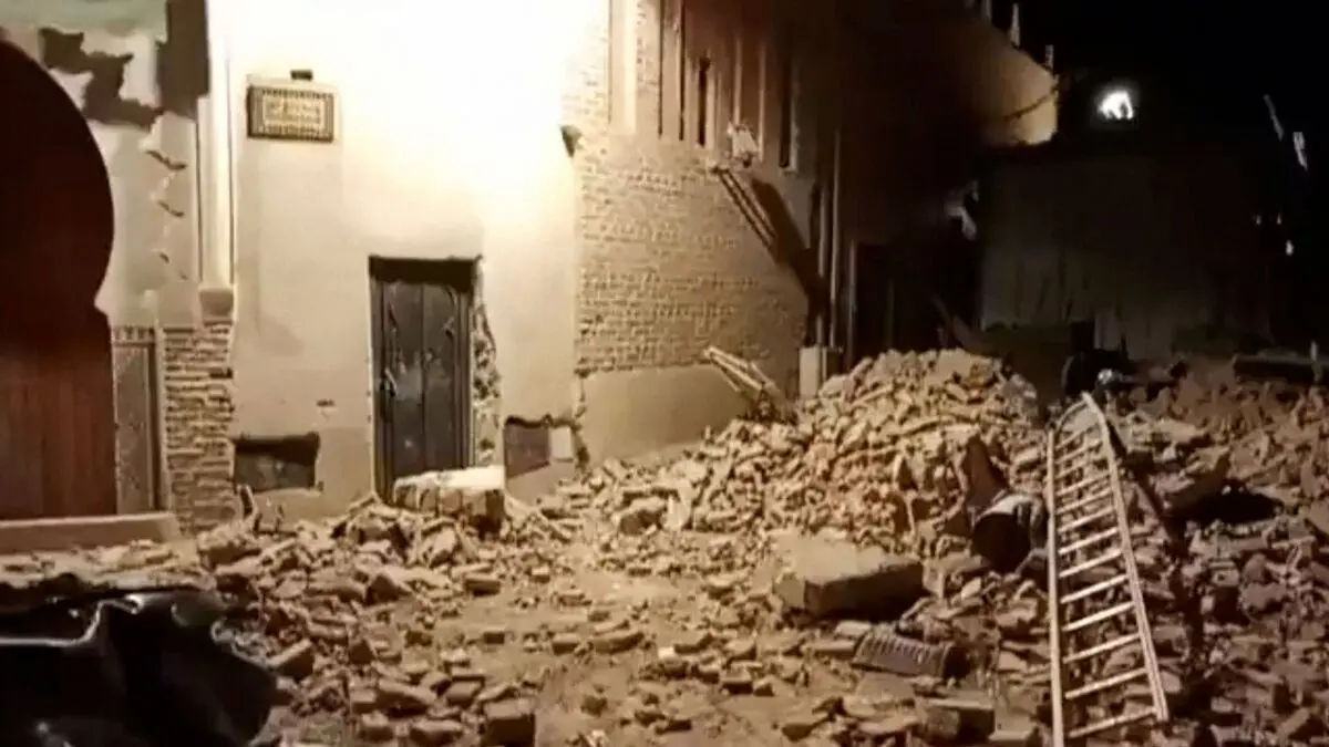 مشاهده نور‌های ناشناخته در آسمان مراکش قبل از زلزله