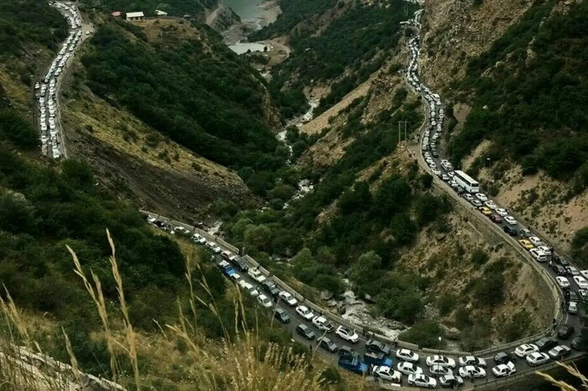 ترافیک سنگین در جاده‌های مازندران