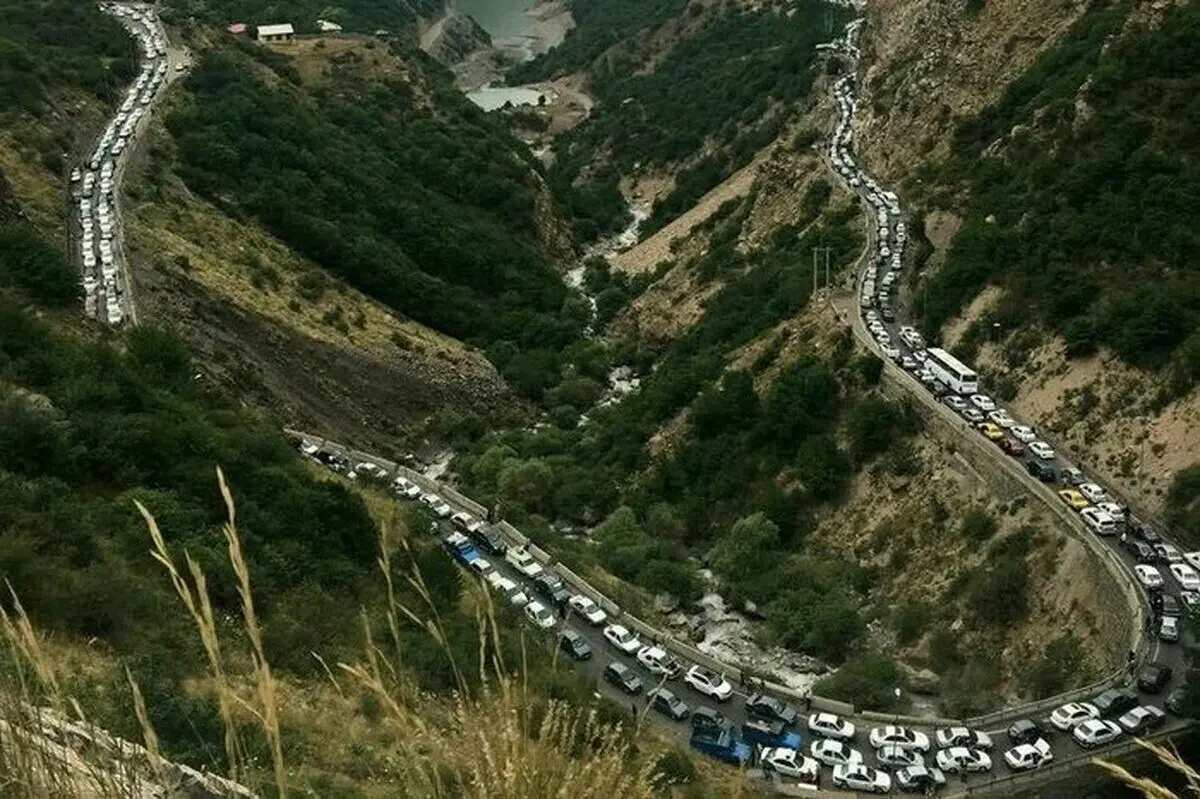 ترافیک سنگین در جاده‌های مازندران
