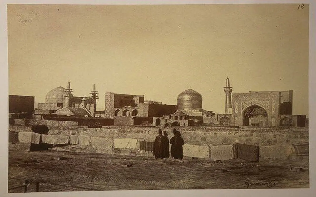 اولین تصاویر از حرم امام رضا (ع) در ۱۶۵ سال پیش را ببینید