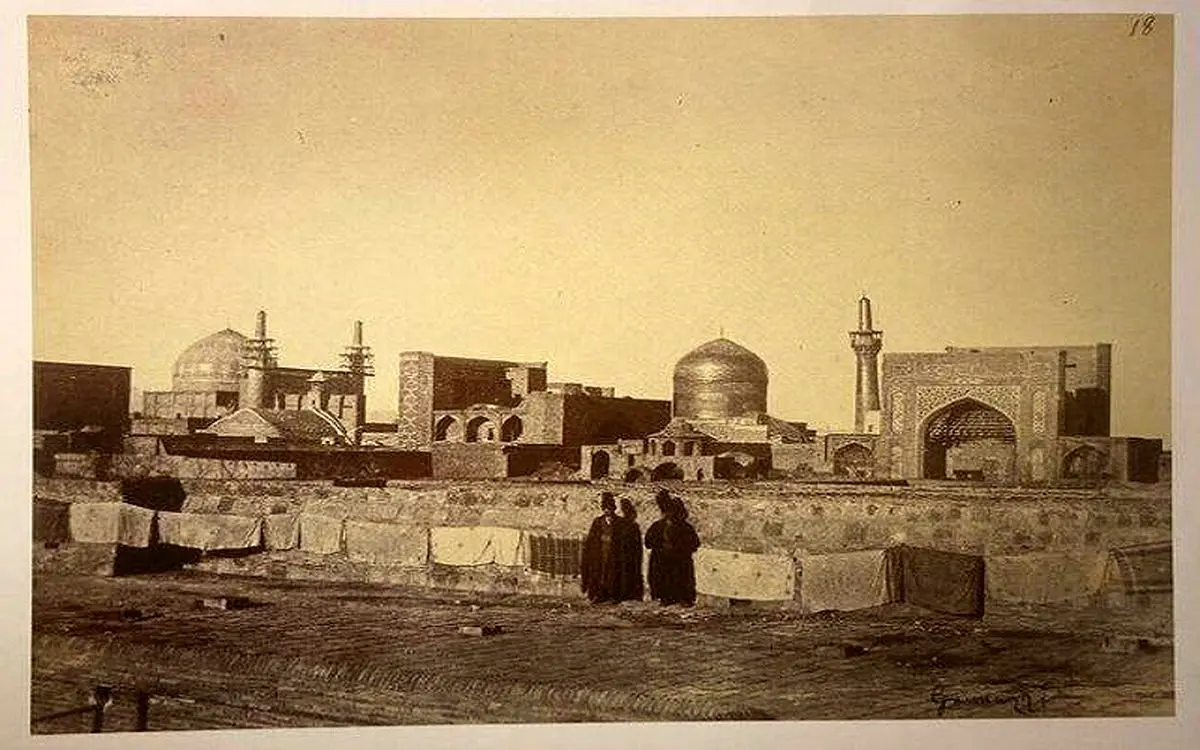 اولین تصاویر از حرم امام رضا (ع) در ۱۶۵ سال پیش را ببینید