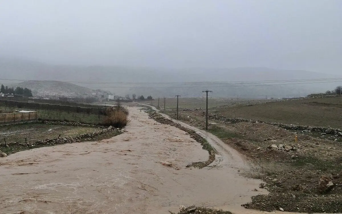 (عکس) سیلی عجیبی که شرق تهران را برد