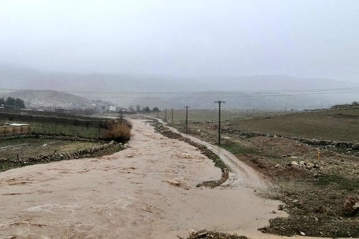 (عکس) سیلی عجیبی که شرق تهران را برد