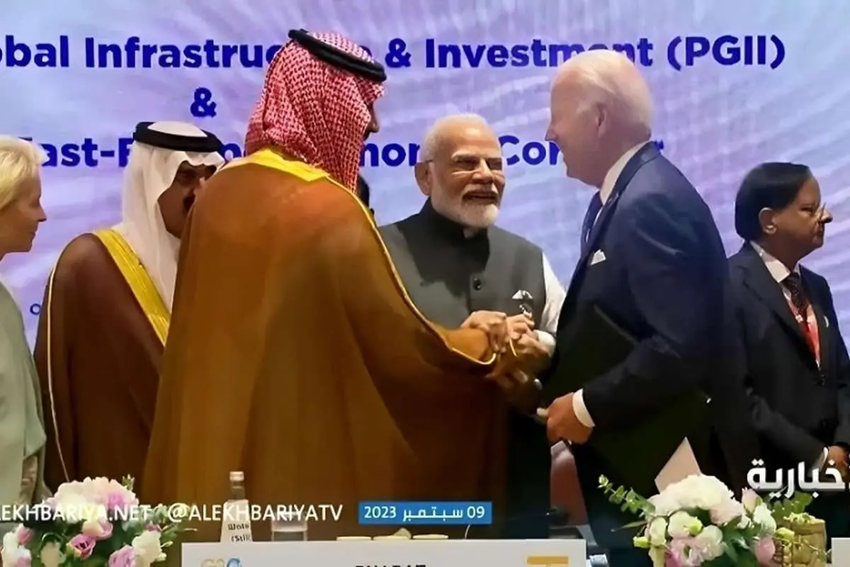 (ویدئو) ثبت لحظه تاریخی از دیدار بایدن و بن سلمان