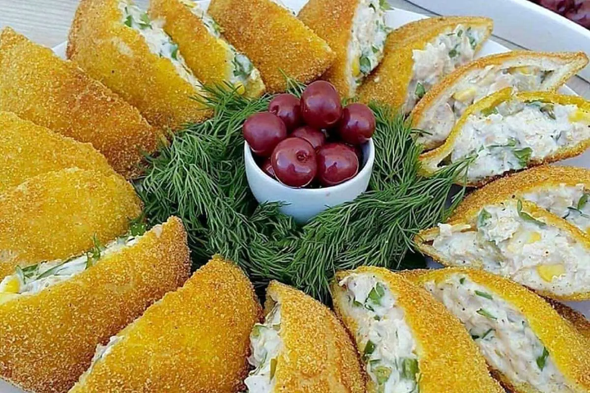 طرز تهیه جیب تاجر مرغ؛ فینگرفود مجلسی عربی لذیذ