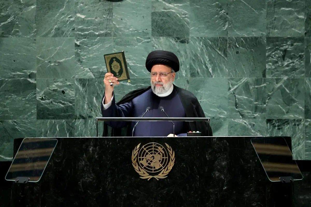 (تصاویر) سخنرانی رئیسی در مجمع عمومی سازمان ملل