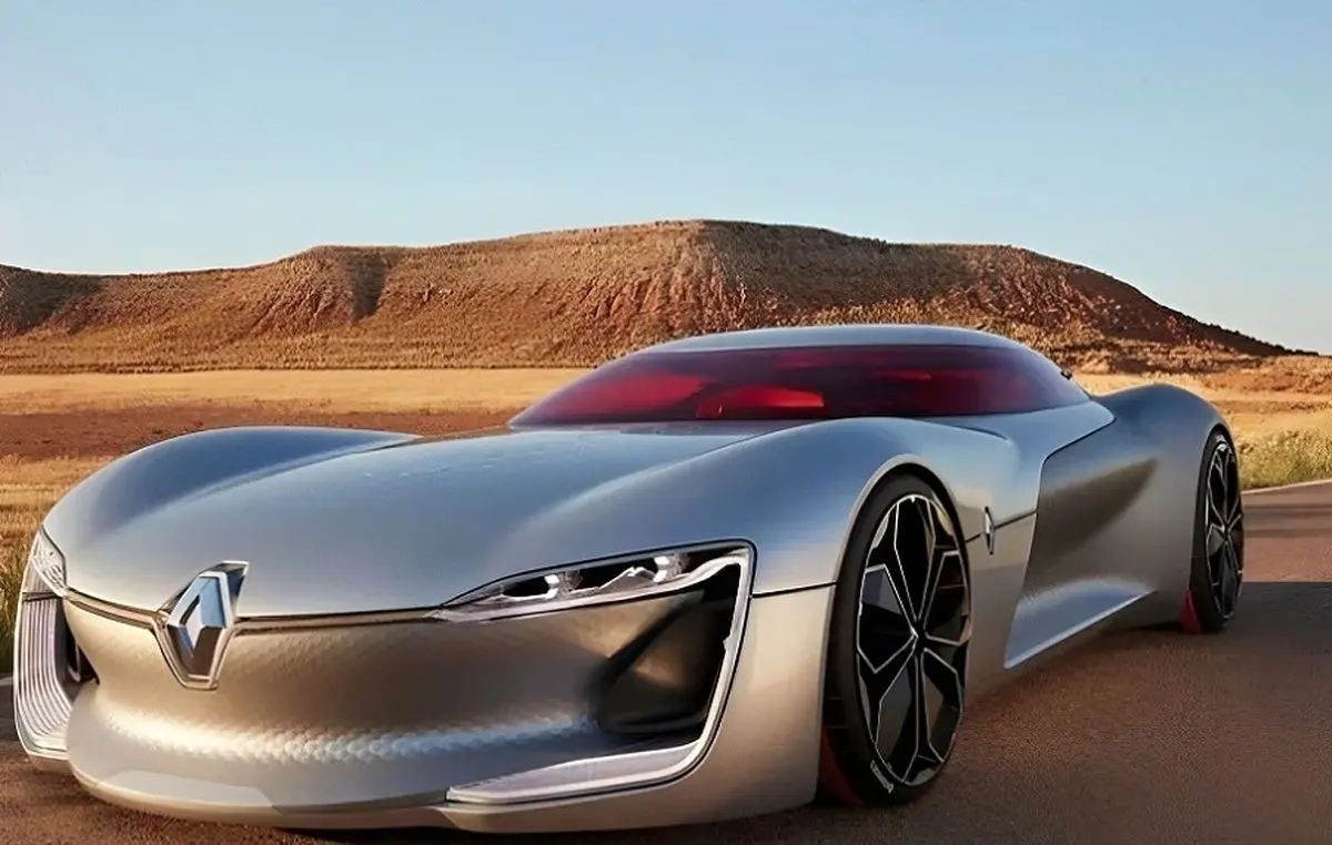 (ویدئو) خودرو جدید رنو با چراغ‌های لیزری متحرک